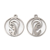 Non-Tarnish 201 Stainless Steel Pendants STAS-A084-01P-1