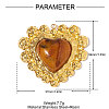304 Stainless Steel Resin Pendants STAS-OY008-99G-2