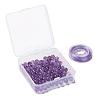 100Pcs 8mm Natural Amethyst Round Beads DIY-LS0002-13-7