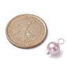Shell Pearl Dyed Round Charms PALLOY-JF02245-03-3