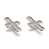Stainless Steel Tiny Cross Charms STAS-Q168-07-2