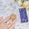 150Pcs 5 Colors Transparent Spray Painted Glass Charms GLAA-SC0002-16A-3