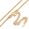 Brass Ball Chain Necklaces for Women NJEW-U011-12G-2