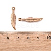 304 Stainless Steel Pendants STAS-E446-08RG-3