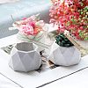Food Grade DIY Silicone Flowerpot Molds DIY-OC0002-44-6