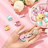 30Pcs 6 Styles Opaque Music Theme Resin Cabochons CRES-YW0002-48-4