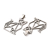 Non-Tarnish 201 Stainless Steel Origami Pendants STAS-K251-049P-2
