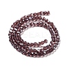 Electroplate Transparent Glass Beads Strands EGLA-A035-T4mm-A13-2