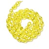 Electroplate Glass Beads Strands LS-EGLA-D015-15x10mm-30-A-2