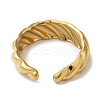 Ion Plating(IP) 304 Stainless Steel Open Cuff Rings for Women X-RJEW-Z053-09G-3