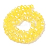 Baking Electroplate Glass Beads Strands DGLA-A039-J10mm-B23-2