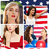 1350Pcs 7 Styles Independence Day Theme Transparent Electroplate Glass Beads Strands EGLA-SP0001-26-4