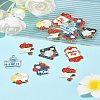 24Pcs 6 Styles Mother's Day Alloy Enamel Pendants FIND-FS0003-90-10