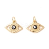 Rack Plating Brass Enamel Pendants KK-D073-28G-01-1