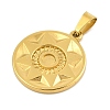 Ion Plating(IP) 304 Stainless Steel Pendant Rhinestone Setting STAS-D112-11G-2