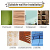 2 Sets 2 Colors Mirror Wall Stickers DIY-CN0003-07-6