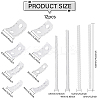 Transparent PVC Jewelry Resizing Tools DIY-WH0430-981-2