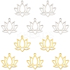 10Pcs 2 Colors 304 Stainless Steel Pendants STAS-YW0003-48-1