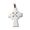 Non-Tarnish 201 Stainless Steel Pendants LS-STAS-C062-10P-2