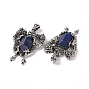 Natural Lapis Lazuli Faceted Big Pendants G-L524-04AS-03-3