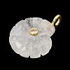 Natural Quartz Crystal Carved Pendants G-C282-01J-2