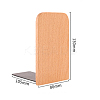 Non-Skid Wood Bookend Display Stands OFST-PW0002-151B-A02-1