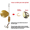 600Pcs 2 Colors Iron Fishing Gear FIND-FH0005-83-3