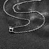 Tarnish Resistant 304 Stainless Steel Women Chain Necklaces NJEW-C079-01C-1