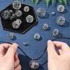 20Pcs 4 Styles Iron Wire Pendants IFIN-FS0001-46P-7