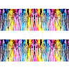 Plastic Foil Fringe Curtains DIY-WH0028-106A-1