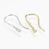 Brass Earring Hooks KK-L152-22-1