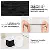 2 Rolls 2 Colors Braided Nylon Thread NWIR-PH0001-78-4