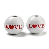 Printed Wood Beads WOOD-A022-01E-1