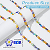3 Strands Handmade Millefiori Glass Bead Strands LAMP-PH0001-41A-2