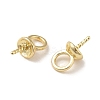Brass Bead Cap Bails KK-G499-09A-G-2