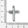 Rack Plating Brass Micro Pave Cubic Zirconia Pendants KK-Q786-04P-3