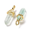 Natural Fluorite Pointed Pendants G-K329-36G-3