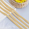 Polyester Wavy Lace Ribbons OCOR-WH0082-21B-3