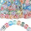 UV Plating Transparent Acrylic Beads MACR-CJC0004-32-1-1