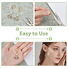 200Pcs 5 Color Brass Leverback Earring Findings DIY-FH0006-31-5