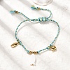 Fish & Carb & Whale 304 Stainless Steel Bracelets BJEW-K237-18G-2