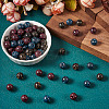 90Pcs 3Colors Opaque Acrylic Beads OACR-TA0002-57-5