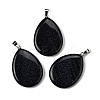 Synthetic Blue Goldstone Pendants G-F820-14P-04-1