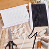 2Pcs 2 Colors Flat Nylon Elastic Cord OCOR-MA0001-19-4