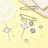 Iron Kilt Pins Brooch Findings DIY-FS0009-47-7