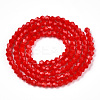 Opaque Solid Color Imitation Jade Glass Beads Strands LS-EGLA-A039-P2mm-D02-3