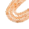 Natural Citrine(Heated) Beads Strands G-K376-B11-02-4