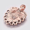 Eco-Friendly Zinc Alloy Hook Clasps LS-PALLOY-WH0031-02R-6