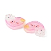 Translucent Resin Cabochons X-CRES-O006-12-3