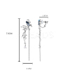 Fish Alloy Glass Clip-on Earrings FS-WG4D6D9-08-1